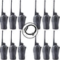 BAOFENG BF-888S Walkie Talkies Long Range for Adults with Earpieces, 16 CH Baofeng Two Way Radio (Pack of 12) with one Programming Cable