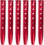 TRIWONDER 6X Snow and Sand Tent Stakes Pegs - Aluminum U-Shaped Tent Pegs Tent Nails Lightweight for Camping Hiking Backpacking