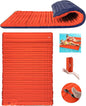 GGOV Camping Sleeping Pad, Extra Thickness 4 Inch Inflatable Sleeping Mat Lightweight Waterproof Camping with Built-in Pump Air Mattress for Backpacking, Hiking, Tent, Traveling