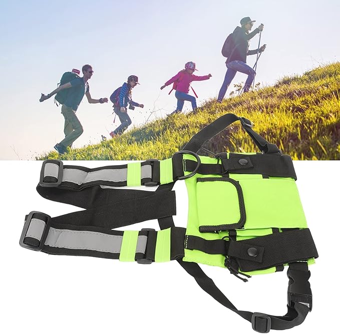 Zopsc Radio Chest Harness Bag, Two Way Radios Carry Case Accessory Holder, for Walkie Talkie Double Chest Harness Pouch Holster Vest, Green