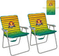#WEJOY Folding Beach Chair for Adults, Lightweight Beach Chair with Shoulder Straps, High Back Beach Chairs with Hard Armrest, Supports 300lbs for Beach Lawn Concert