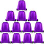 KUUQA 12 Pcs Drawstring Backpack Bags Sport Gym Sack Cinch Bags Bulk for School Traveling and Storage (Purple)