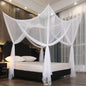 Mengersi Elegant Mosquito Net Canopy Bed Curtains Twin to Twin XL Size Bed,Netting Curtains for Camping, Patio,Indoor Outdoor Net (80x40x80, White)