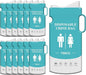 Pee Bags for Travel for Men12pcs Urinal Bags 750ML Disposable Urine Bag