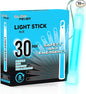 Glow Fever Emergency Safety Military Grade 6'' Lightsticks, Light Up Ultra Bright Glow Sticks with 8 Hours Duration. for Hiking Party Camping Blackouts Hurricane Shelter Survival Kit (Blue, 30PCS)