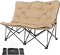 KingCamp Butterfly Chair, Oversized Thick Padded Comfy Camping Chairs Portable Folding Chair 400lbs Heavy Duty Seat with High Backrest & Carry Bag for Outdoor Indoor Patio Lawn Home Living Bed Room