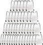 Drawstring Backpack Bulk 42 Pcs String Backpack Drawstring Bags Cinch Bag Sackpack for Men Women Gym (White)