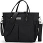 MAXTOP Lunch Bag Women for Work Insulated Thermal Lunch Box for Men with Wide-Open Pocket Reusable Leakproof Cooler Bags with Removable Shoulder Strap for Teacher Nurse Office Picnic Travel Black