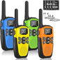 Walkie Talkies, NXGKET Walkie Talkies 4 Pack Long Range for Adults Rechargeable Two-Way Radios with 22 FRS Channel Radios, Li-ion Battery, Waterproof, Flashlight, VOX for Camping Hiking Cruise Trip