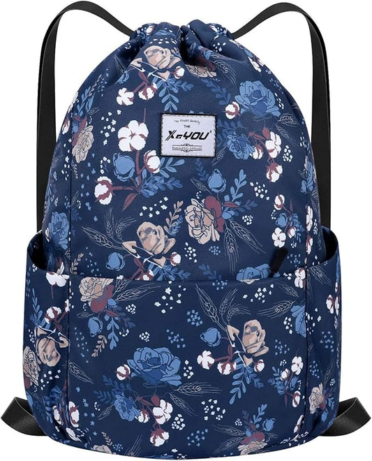 XEYOU Drawstring Sports Backpack Lightweight Gym Yoga Sackpack Shoulder Rucksack Casual Outdoor Daypack for Women and Men