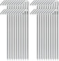 9 Inch Galvanized Tent Stakes Metal Tent Pegs Heavy Duty Steel Yard Camping Stakes Tarp Hooks Inflatables Outdoor Decorations, 40 Pack