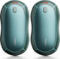 Hand Warmers Rechargeable 2 Pack - 15Hrs Long Heating Rechargeable Heater, Reusable Handwarmers, Portable Pocket Electric Hand Warmer Use As Winter Warm Christmas Birthday Gift