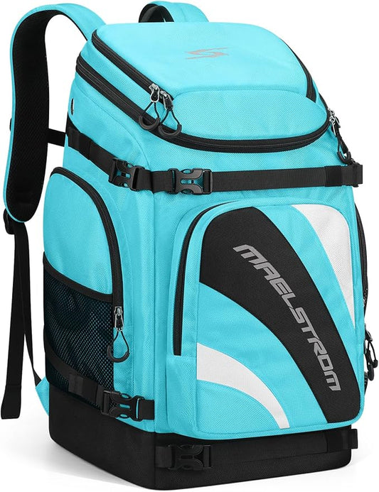 Maelstrom Ski Boot Bag,55L Large Ski Boots Travel Backpack for Men Women,Waterproof Snowboard Boot Bag for Skis Accessories