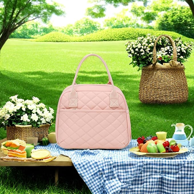 CAMTOP Lunch Box for Women Men Insulated Lunch Bag Lunch Tote Bag Leakproof Thermal Cooler Large Capacity for Travel Work School Picnic
