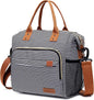 TuErCao Lunch Bag Women Insulated Lunch Box for Work Leakproof Soft Cooler for Picnic Travel Road Trips, Loncheras para Mujer Adult, Stripes
