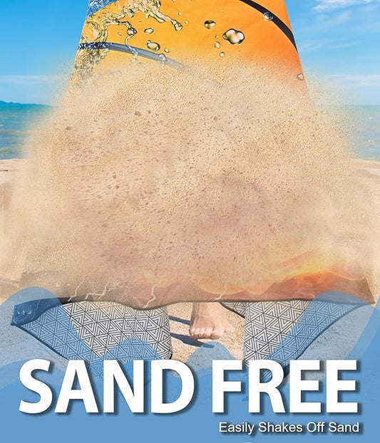 Microfiber Beach Towel – Basketball Quick Dry Lightweight Sand Free Oversized Towel Accessories Travel Must Have Swim Pool Yoga Camping Gear Summer Cruise Ship Essentials Cloud Compact Gift 71" 32"