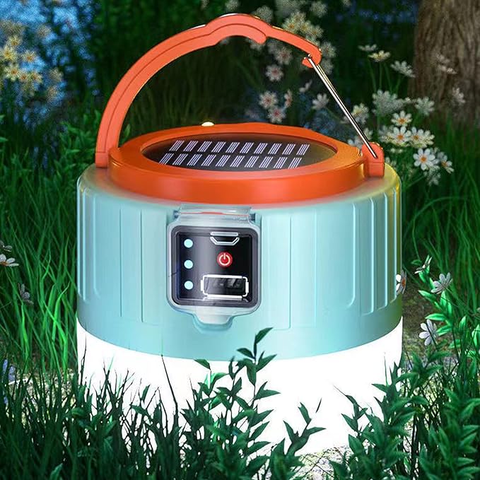 Outdoor LED Tent Lights Camping Lights Outdoor Lights Emergency USB Charging Camp Lights Perfect Lantern Flashlight (Solar Camping lamp)