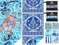 2 Pack Microfiber Lightweight Beach Towel Sand Free Quick Dry Absorbent Thin Compact Towels for Swimming Pool Camping Beach Accessories Large Easy Pack Travel Things for Vacation Essentials Gift