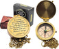 Brass Compass, Birthday Christmas Graduation Day Gift for Teenage Boys Girls Men Women