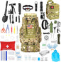 Survival Gear Professional Kit and Large Camping Backpack,First Aid Kit for Adventure Outdoor Hiking Accessories