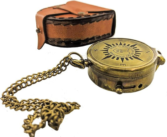 Brass Engraved Compass | I Love You (Home Wherever We Go Together) | Gift Compass, Camping Compass, Engraved Compass, Confirmation Gift Ideas