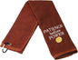 JXGZSO Pickleball Towel Patience Before Power Embroidered Sports Teem Hand Towel Gift for Pickleball Player (Patience Before Power T)