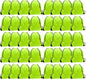 GoodtoU Drawstring Bags, Drawstring Backpack Bulk Nylon Backpack Cinch Sack Gym Bag for Sport, Traveling, Team (40Pcs, Fluorescent Green)