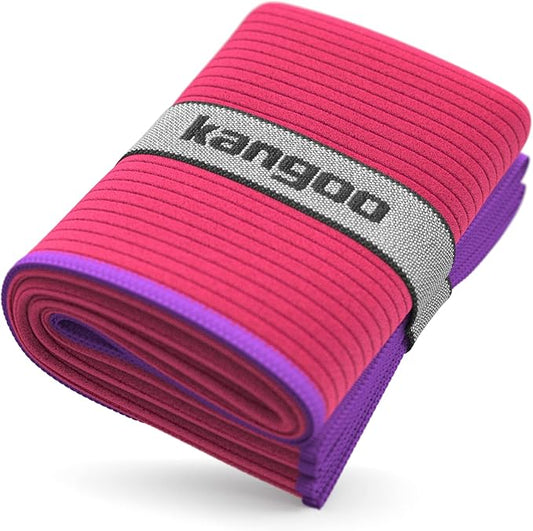 Kangoo Ribbed Microfiber Towel – Super Absorbent and Quick Dry, Suitable for Travel, Beach, Camping, Gym, Pool, Yoga (Fuchsia)