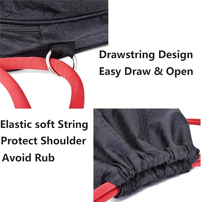 Waterproof Drawstring swim Bag Sackpack Backpack,Dry Wet Depart,Swimming Gym Yoga Sport Shoulder Rucksack Daypacks Casual Bags (GREY)