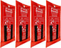 FLASLD Fire Blanket for Home and Kitchen, Fiberglass Fire Blankets Emergency for People, Flame Retardant Protection and Heat Insulation (3 ft x 3 ft - 4 Pack)