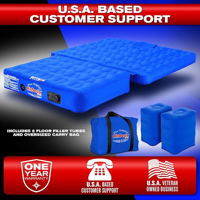Pittman - Ford Bronco Air Mattress with Built in Pump - SUV Air Mattress Camping Bed - Custom Fit Ultimate Bronco Accessories - Inflatable Bed Designed for Bronco Camping