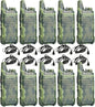 Retevis RT22 Walkie Talkies with Earpiece, Portable FRS Two-Way Radios, Camouflage, Compact, Lightweight, VOX Hands Free, Handheld 2 Way Radio with Headsets(10 Pack)