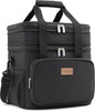 Lifewit Lunch Box for Men Women, Large Insulated Soft Cooler Bag, Leakproof, 21L Capacity, Black