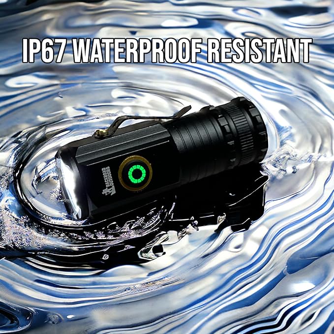 800 Lumen Bright LED Rechargeable Fashlight Small Portable
