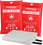 2024 Heavy-Duty Emergency Fire Blanket for Home and Kitchen - 40” x 40” Fiberglass Fire Blanket - Class K Fire Blanket for Home,Kitchen,Grill,Car (2PACK)
