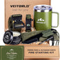 VEITORLD Gifts for Men Dad Him Christmas, Survival Gear and Equipment 12 in 1, Survival Kits, Cool Unique Fishing Hunting Birthday Gift for Husband Teen Boy Boyfriend Women, Stocking Stuffers for Men