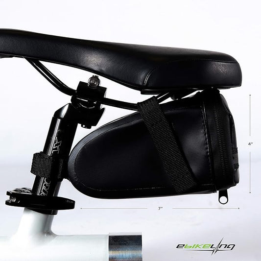 EBIKELING Bicycle Accessories - Waterproof Frame & Saddle Bag with Reflective Material, Secure Bike Storage for Road & Mountain Bikes