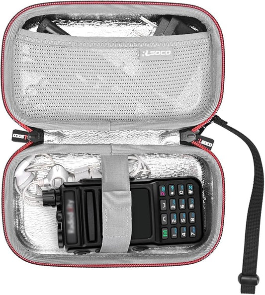 RLSOCO Hard Case for Radioddity GM-30 & Radtel RT-890/RT-490/RT-590/RT-690/RT-470 Handheld Amateur Radios (Case Only)