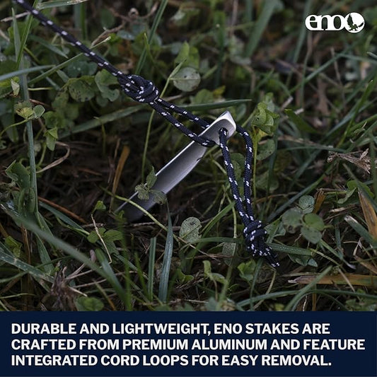 ENO, Tarp Stake - Outdoor Accessory for Camping, Hiking, Beach, Festivals, or Backyard