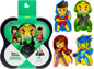BioSwiss Bandages, Super Healers Superhero Shaped Self Adhesive Bandage, Latex Free Sterile Wound Care, Fun First Aid Kit Supplies for Kids and Adults, 50 Count
