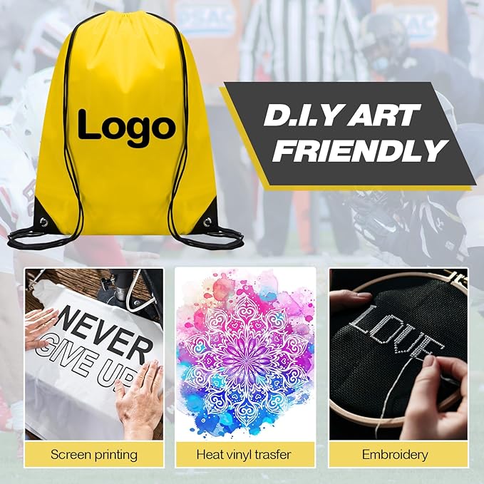 Shappy 150 Pcs Drawstring Backpack Bulk Sports Gym Cinch Bag Polyester String Bag for Men Women (25 Colors)