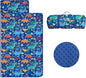Kids Sleeping Bag Nap Mat with Removable Pillow and Blanket,Extra Thick Large 2 in 1 Slumber Bags for Boys Girls,Toddler Nap Mat for Preschool Daycare Travel Camping