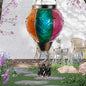 Hot Air Balloon Solar Lantern with Flickering Flame Hanging Solar Lanterns Outdoor Lights Waterproof Lanterns Decorative Garden Patio Yard Party Decor Colorful