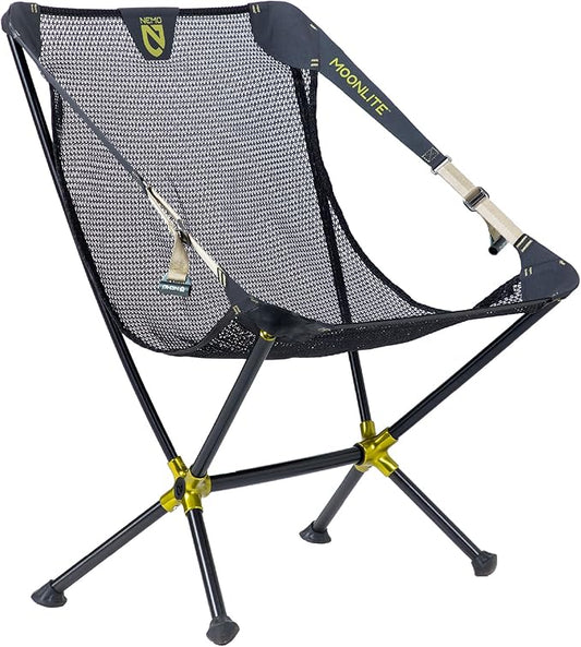 NEMO Equipment Moonlite Reclining Camp Chair - One Size - Black Pearl