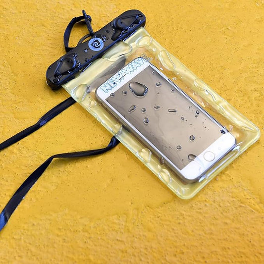 New Wave Waterproof Pouch for Open Water Swimmers and Triathletes - No Dry-Bag (Waterproof Phone Pouch)