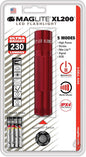 Maglite XL200 LED 3-Cell AAA Flashlight, Red