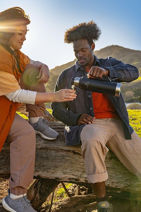 Stanley Classic Legendary Vacuum Bottle 1.5 qt | Wide Mouth with Leakproof Cup Lid | Keep Drinks Hot or Cold | Packable for Travel | Insulated Stainless Steel Thermos | BPA-Free | Mist
