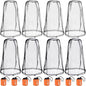 Wholelovein 8 Pack Mosquito Covers Wearable Head Net Face Mesh Protecting Net Mosquito Fly Insects Bugs