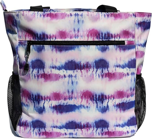 ESVAN Original Floral Water Resistant Large Tote Bag Shoulder Bag for Gym Beach Travel Daily Bags Upgraded