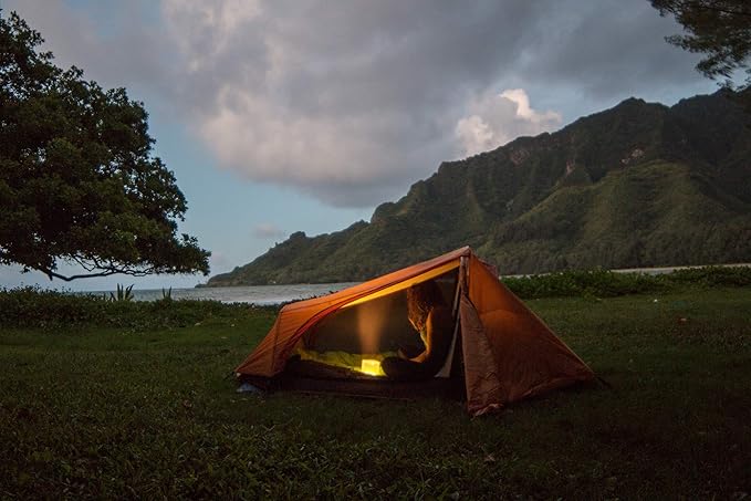 MPOWERD Luci Lux: Solar Inflatable Lantern Rechargeable via Solar or USB-C, 65 Lumens, Matte Finish + Warm White LEDS| Lasts Up to 24 hrs, Waterproof, Camping, Backpacking, Emergency Kits
